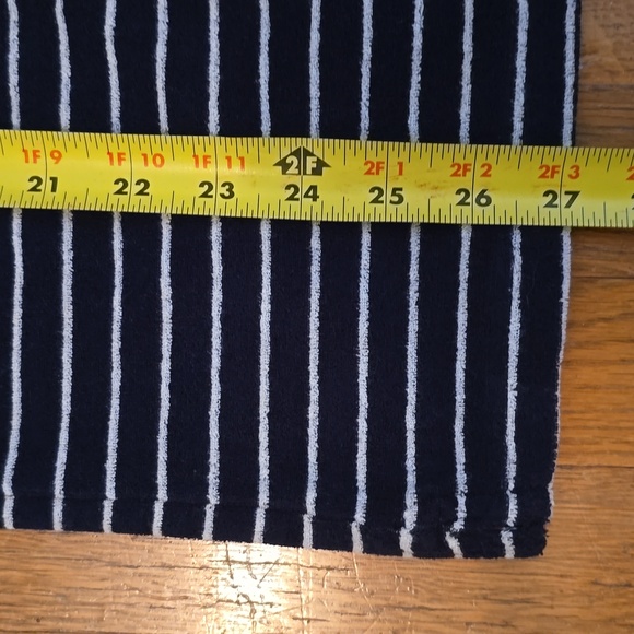 BEN SHERMAN BRAND MEN'S BLUE SHORT SLEEVE STRIPED 2 BUTTON POLO SIZE SMALL - Picture 14 of 16